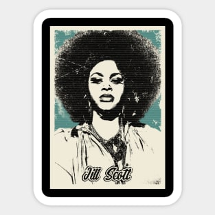 Vintage Jill Scott Sticker